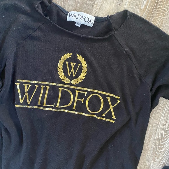 WILDFOX gold logo, long sleeve tee - Picture 7 of 12